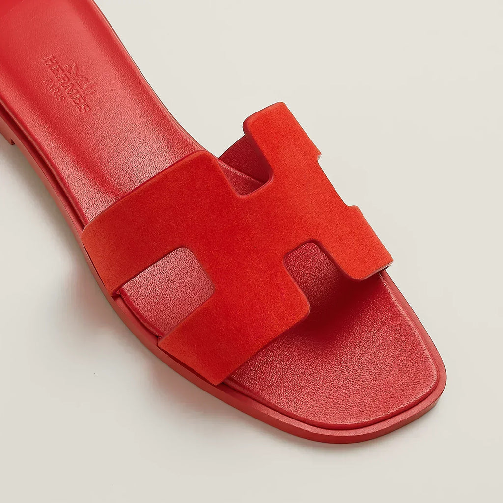 Sandales Oran - Rouge Grenadine